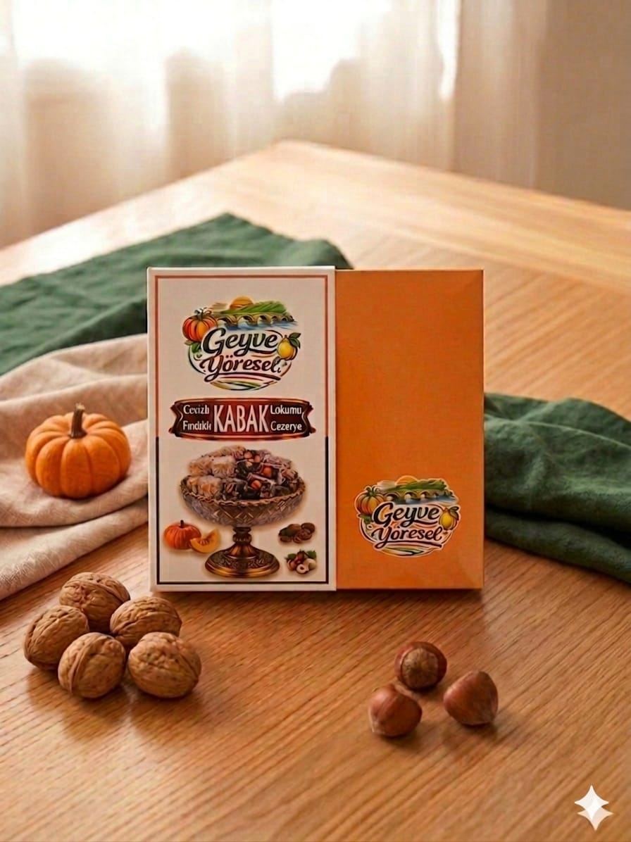 Cevizli Fındıklı Kabak Lokum Cezeryesi 800 gr
