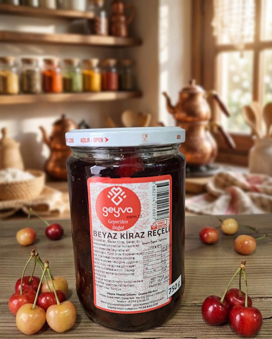 Beyaz Kiraz Reçeli 750 GR
